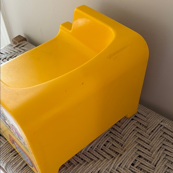 Vintage Sesame Street School Bus Yellow Booster Seat Cookie Monster Big Bird - Picture 5 of 9
